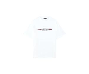 Tommy Hilfiger Men’s Short Sleeve Round Neck Chest Stripe T-Shirt