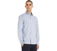 Tommy Hilfiger Men Shirt Oxford Stripe Regular Fit Long Sleeve