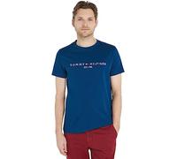 Tommy Hilfiger Men Short-Sleeve T-Shirt Crew Neck, Blue (Deep Indigo), L