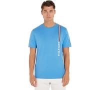 Tommy Hilfiger Men Short-Sleeve T-Shirt Crew Neck, Blue (Iconic Blue), S