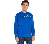 Tommy Hilfiger Men Sweatshirt Crew-Neck no Hood, Blue (Ultra Blue), S