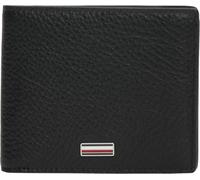 Tommy Hilfiger Men TH Central CC and Coin AM0AM14496 - Cartera Plegable, Color Negro, Talla única