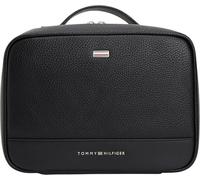 Tommy Hilfiger Men Th Central Travel Washbag AM0AM14550 - Bolsa de baño, color negro, talla única