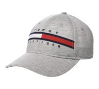 Tommy Hilfiger Men's Cotton Avery Adjustable Baseball Cap Grey Heathe