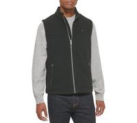 Tommy Hilfiger Men's Polar Fleece Vest, Black, XXX- Large