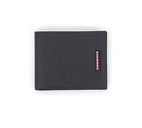 Tommy Hilfiger Men's RFID Blocking Leather Slimfold Wallet, Black, One Size