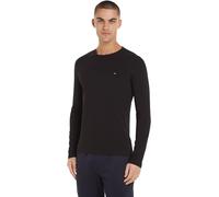 Tommy Hilfiger Men's Stretch Slim FIT Long Sleeve tee Slim Fit, Black, L