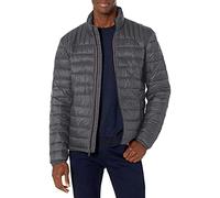 Tommy Hilfiger Men's Water Resistant Ultra Loft Down Alternative Puffer Jacket Abrigo plumón, Gris Oscuro, XL para Hombre