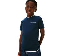 Tommy Hilfiger Mini Corp T-Shirt Ks0ks00661 Camiseta S/S, Blue (Dark Night Navy), 16 años Unisex Adulto