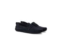 TOMMY HILFIGER Mocasines de ante. Color Azul Marino