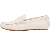 Tommy Hilfiger Mocasines de Cuero con Bandera para Mujer, FW0FW09350, Color Beige (Beige clásico), 6.5