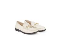 TOMMY HILFIGER Mocasines de piel ligera. Color beige