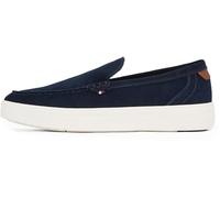 Tommy Hilfiger Mocasines Hombre Modern Light Hybrid de Ante, Azul (Desert Sky), 46
