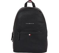Tommy Hilfiger Mochila Hombre Essential PU Backpack Equipaje de mano, Negro (Black), Talla Única
