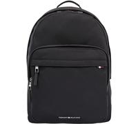 Tommy Hilfiger Mochila Hombre Signature Backpack Impermeable, Schwarz (Negro), Talla Única