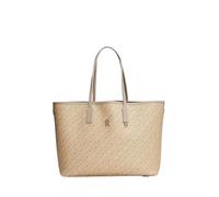 Tommy Hilfiger Monoplay - Bolso bandolera de piel, color beige, beige