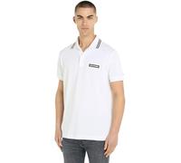 Tommy Hilfiger MONOTYPE Badge REG Polo MW0MW33583 Polos de Manga Corta, Blanco (White), L para Hombre