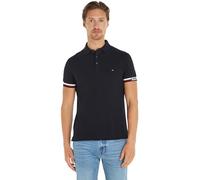 Tommy Hilfiger MONOTYPE Flag Cuff Slim FIT Polo MW0MW33585 Polos de Manga Corta, Azul (Desert Sky), S para Hombre