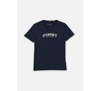 Tommy Hilfiger Camiseta de manga corta Monotype Print Graph Estampado Azul (Dark Night Navy) 14 años