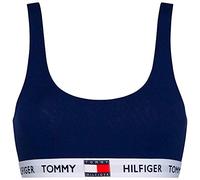 Tommy Hilfiger Mujer Bralette Stretch, Azul (Navy Blazer), L