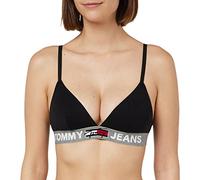 Tommy Hilfiger Mujer Bralette Stretch, Negro (Black), L