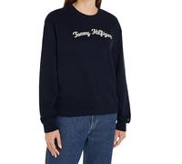 Tommy Hilfiger Sudadera Mujer Regular Sin Capucha, Azul (Desert Sky), XS