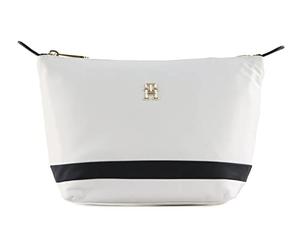 Tommy Hilfiger Mujer Neceser Poppy Washbag Stripes Sostenible, Multicolor (Breton Stripes), Talla Única