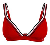Tommy Hilfiger Mujer Parte Superior de Bikini de Triángulo con Relleno, Rojo (Primary Red), XS