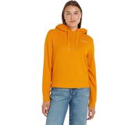 Tommy Hilfiger Mujer Sudadera Logo Hoodie con capucha, Naranja (Rich Ochre), L