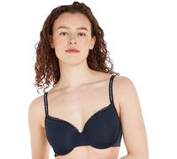 Tommy Hilfiger Mujer Sujetador de Media Copa con Detalles de Encaje, Azul (Desert Sky), 80B