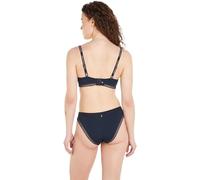 Tommy Hilfiger Mujer Sujetador de Media Copa con Detalles de Encaje, Azul (Desert Sky), 80B