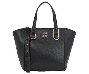 Tommy Hilfiger Mujer Tote Bag Bolso Timeless Med mediano, Multicolor (Black), Talla Única
