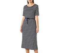 Tommy Hilfiger Mujer Vestido Camiseta Stretch, Multicolor (Breton Stripes Desert Sky/W White), M
