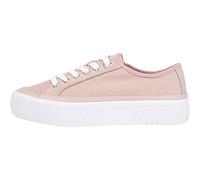 Tommy Hilfiger Mujer Vulcanized Sneaker Zapatillas, Rosa (Soothing Pink), 38 EU