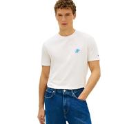 Tommy Hilfiger Script Monogram Swimshop tee Mw0mw43066 Camiseta S/S, White (Ecru), M para Hombre