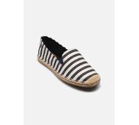 Tommy Hilfiger Alpargatas Mujer Nautical Stripe con Logotipo, Multicolor (Space Blue Itacha Stripes), 40