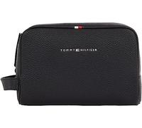 Tommy Hilfiger Neceser Hombre Essential PU Washbag de Piel sintética, Negro (Black), Talla Única