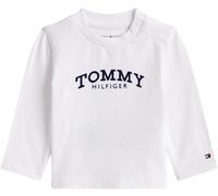 Tommy Hilfiger Newborn MONOTYPE Logo tee L/S KN0KN02147 White (White) 18 Month