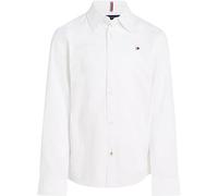 Tommy Hilfiger Niño Camisa Stretch, Blanco (White), 16 Años