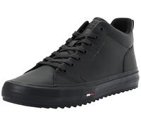 Tommy Hilfiger Nu Harlem Street Cleat Mid 3A Fm0Fm05704, Parte Superior Media Hombre, Black (Black), 44.5 EU