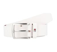 Tommy Hilfiger Nuevo Cinturón Denton Piel 85 cm blanco