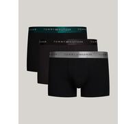 Tommy Hilfiger Calzoncillos bóxer Hombre Pack de 3 Trunks Tejido elástico, Azul (Desert Sky/Desert Sky/Desert Sky), S