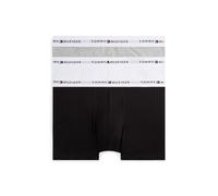 TOMMY HILFIGER Pack de 3 bóxeres Everyday Essentials. Color Negro + Gris + Blanco