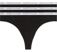 Tommy Hilfiger 3P THONG UW0UW02829, Tangas Mujer, Negro (Black/Black/Black), XL