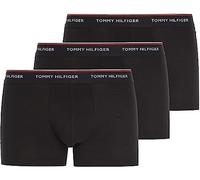 Tommy Hilfiger Pack de 3 Calzoncillos Bóxer para Hombre Ropa Interior, Multicolor (Black), S