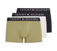 Tommy Hilfiger Pack de 3 Calzoncillos Bóxer para Hombre Ropa Interior, Multicolor (Faded Olive/Des Sky/Misty Coast), S