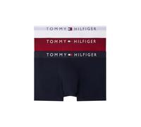 Tommy Hilfiger Pack de 3 Calzoncillos Bóxer Trunks para Hombre Ropa Interior, Multicolor (Des Sky/White/Rouge), L