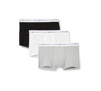 Tommy Hilfiger Pack de 3 Calzoncillos Bóxer Trunks para Hombre Ropa Interior, Multicolor (Grey Heather/Black/White), M