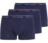 Tommy Hilfiger Pack de 3 Calzoncillos Bóxer Trunks para Hombre Ropa Interior, Multicolor (Peacoat), S