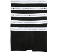 Tommy Hilfiger Pack de 5 Calzoncillos Bóxer para Hombre Algodón Elástico, Multicolor (Black/Black/Black/Black/Black), M